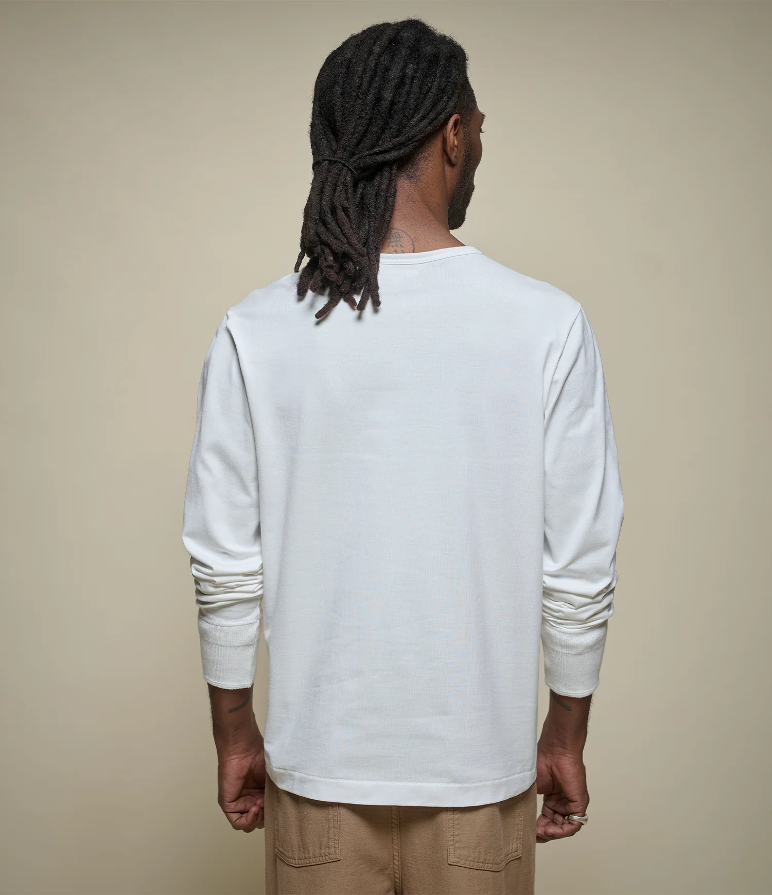 2M06 Mid-Century Machine Refined Fit Long Sleeve Henley - Image 3