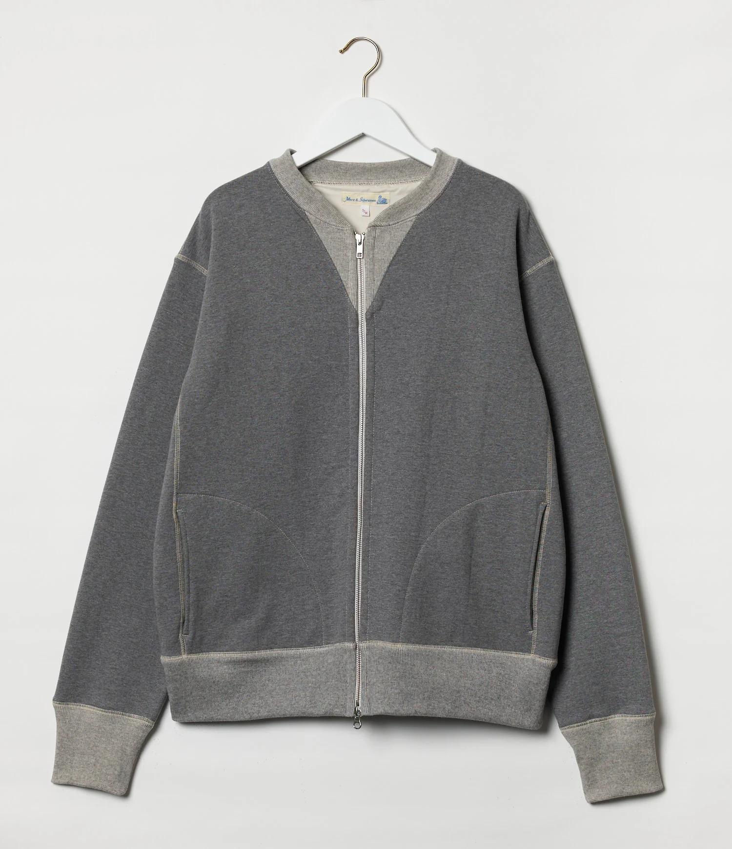 3S83 Loopwheeled Relaxed Fit Heavyweight Zip Jacket - Image 2