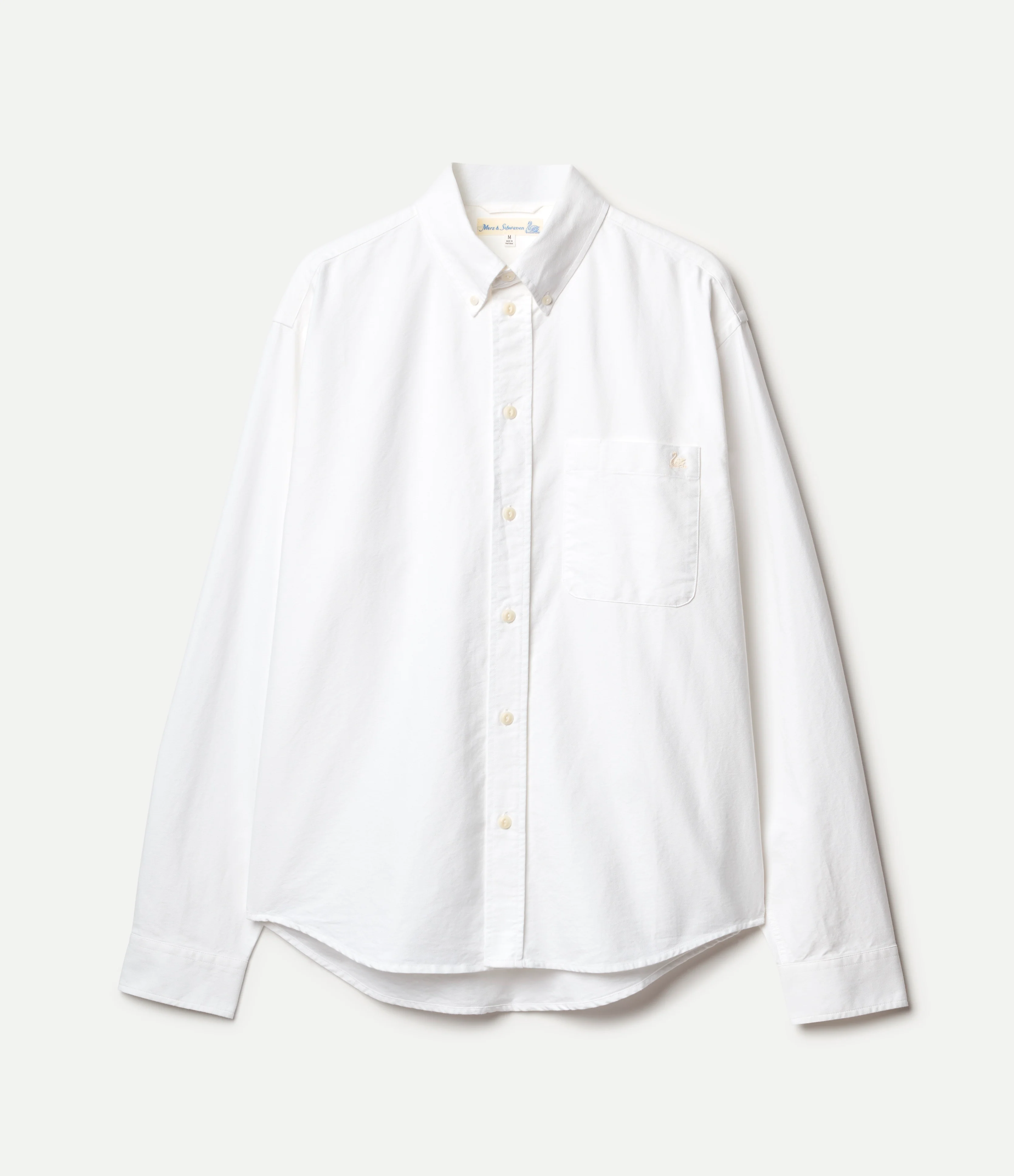 Button-Down Cotton Oxford Long Sleeve Shirt - Image 2