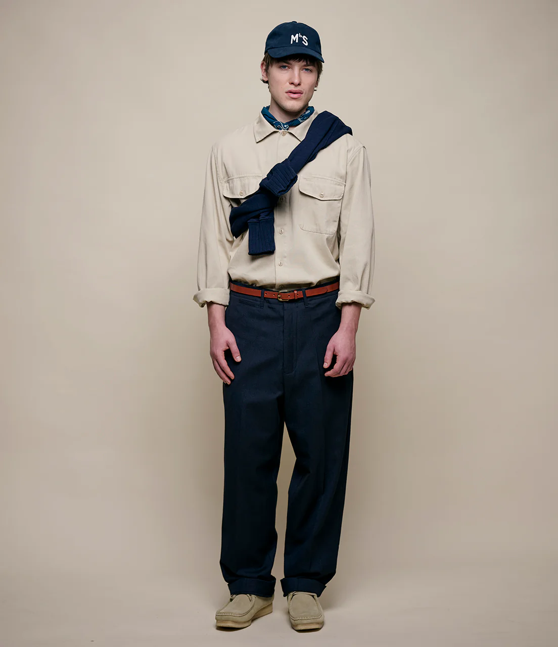 1920s Cotton Twill Worker Chino - Image 4
