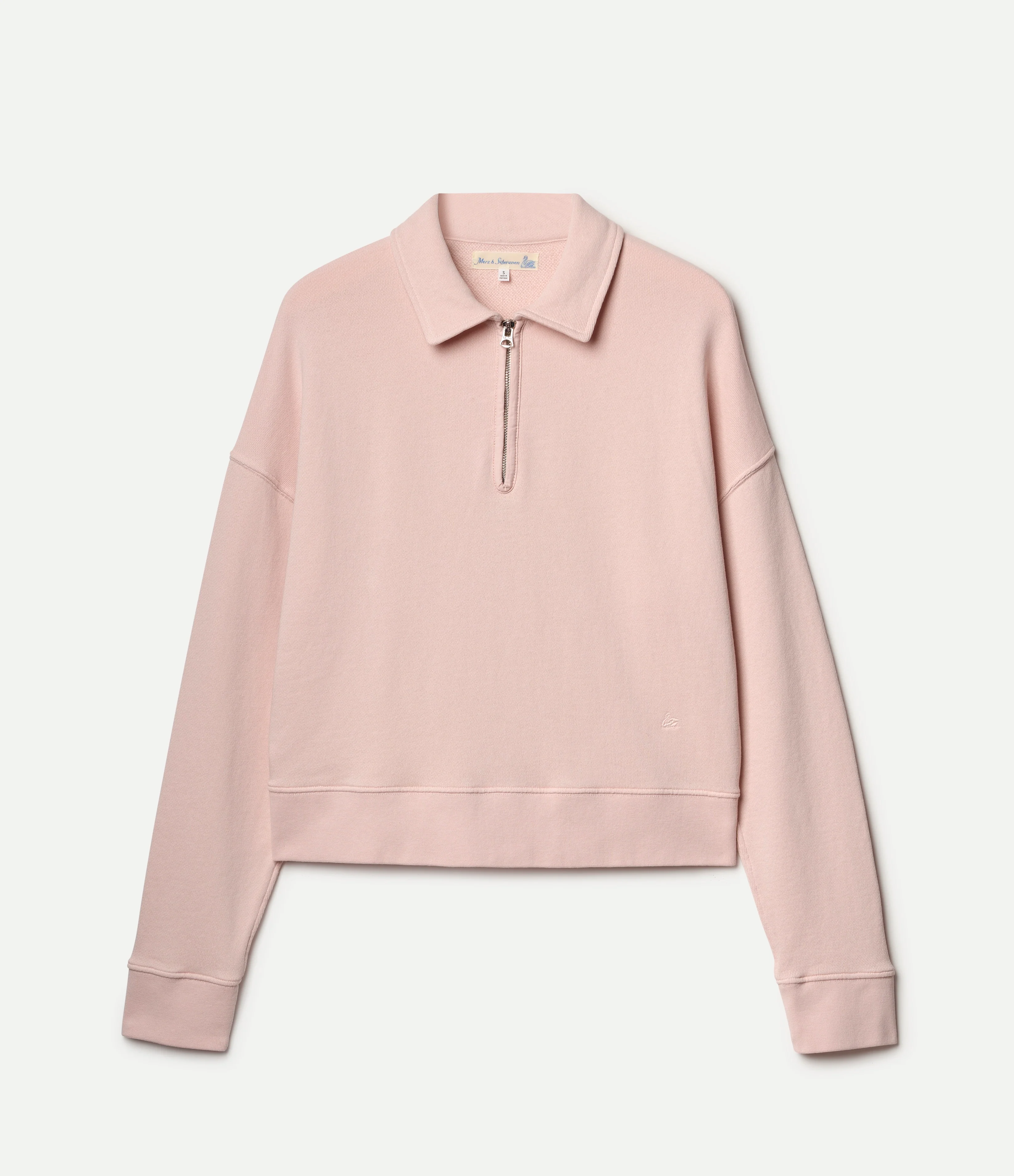 Cropped Retro Fleece Women's Half-Zip Sweatshirt - Image 2