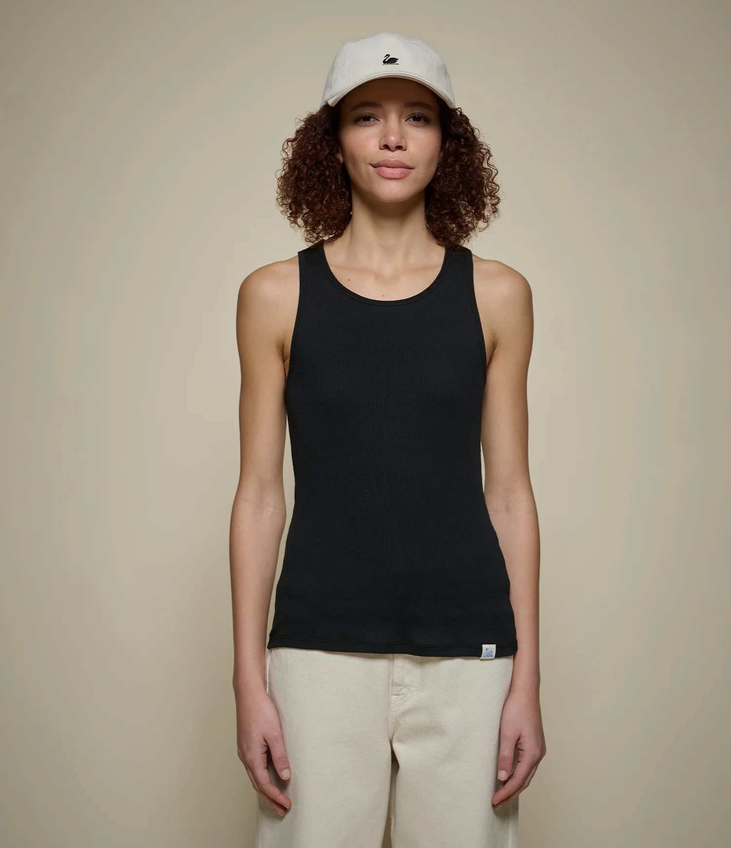 Fine Ribbed Cotton Women's Singlet