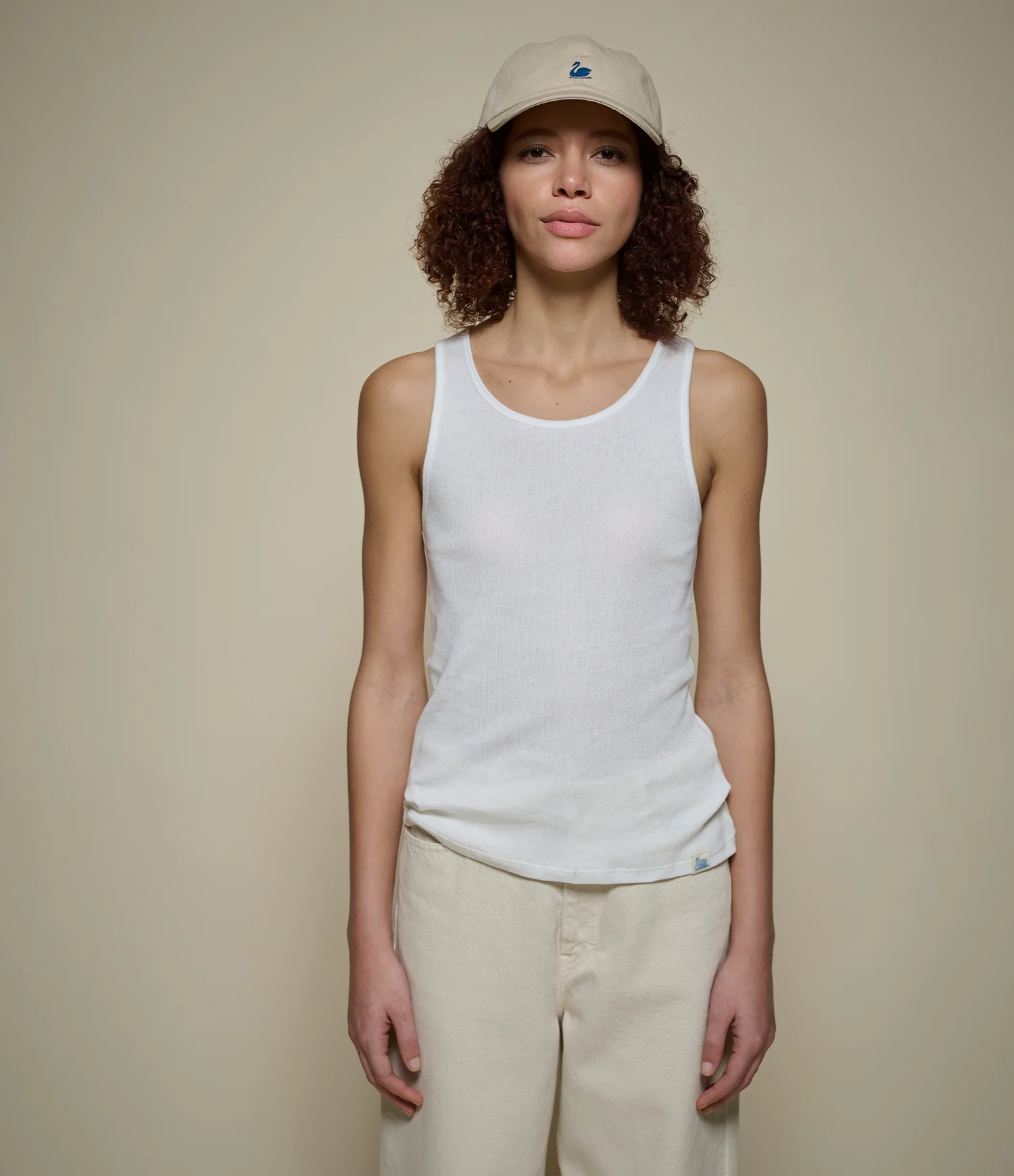Fine Ribbed Cotton Women's Singlet