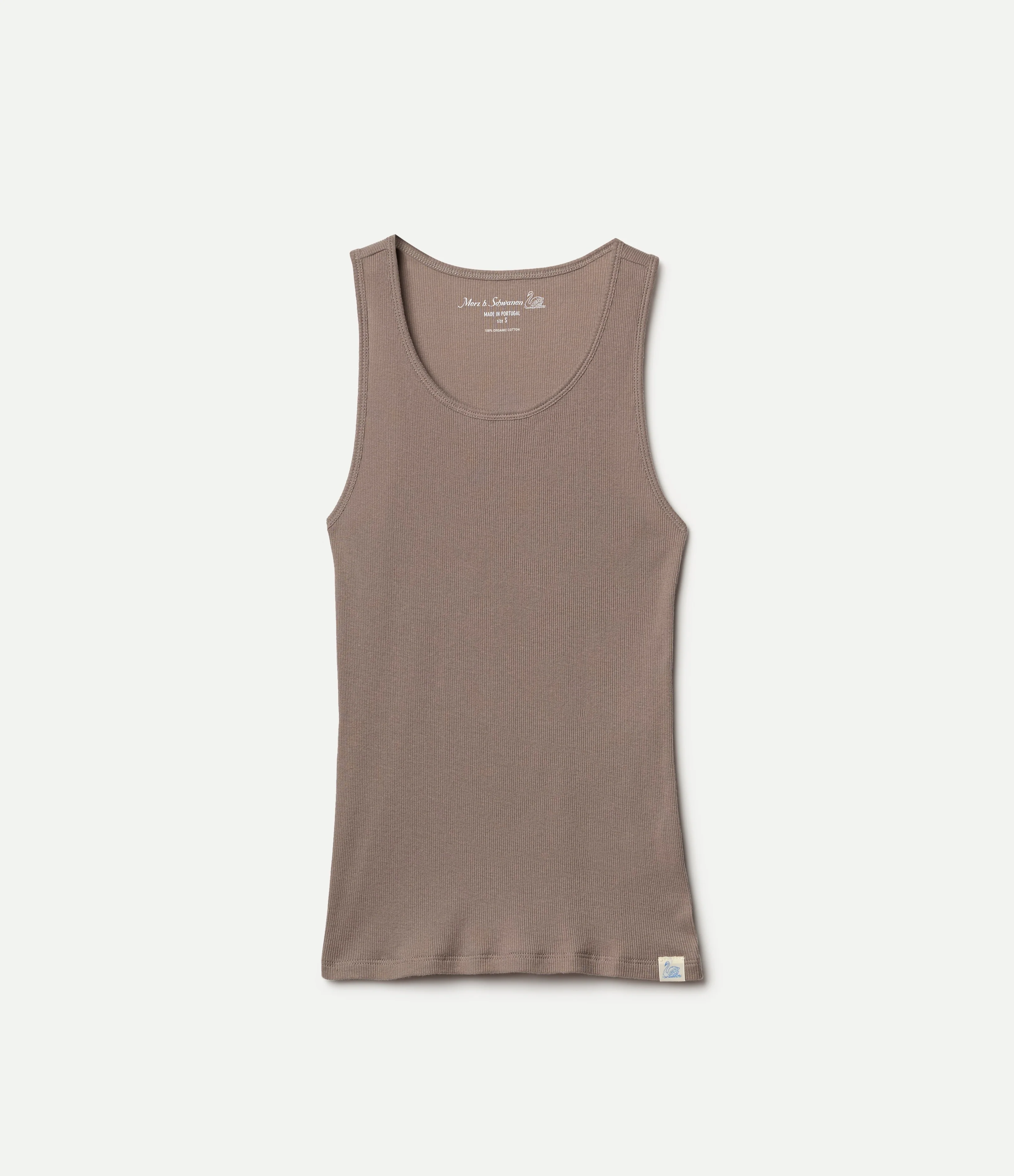 Fine Ribbed Cotton Women's Singlet - Image 2