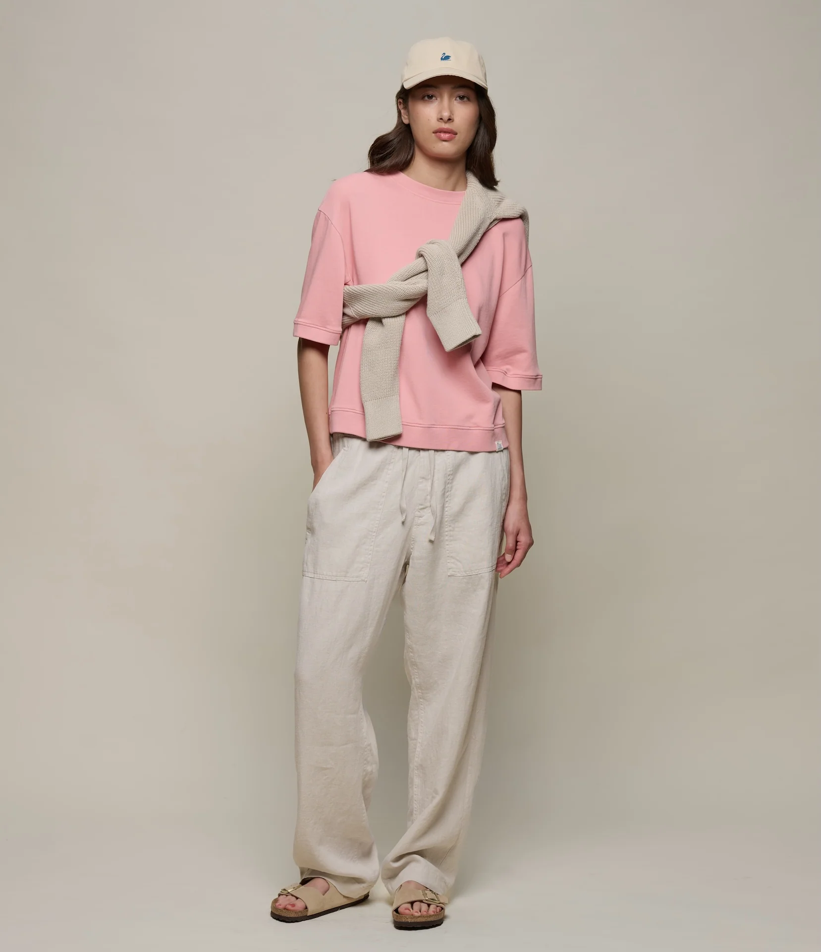 Lightweight American Fleece Women's Short Sleeve Sweatshirt - Image 4