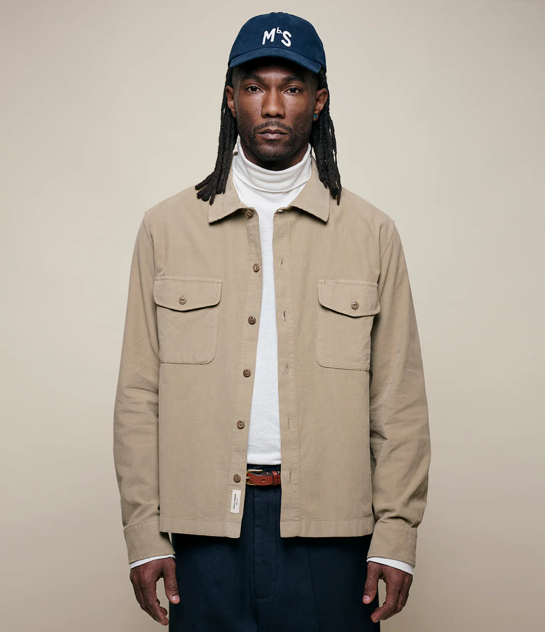 Lightweight Cotton Corduroy Long Sleeve Shirt