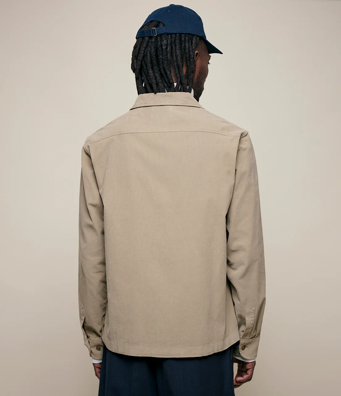 Lightweight Cotton Corduroy Long Sleeve Shirt - Image 5
