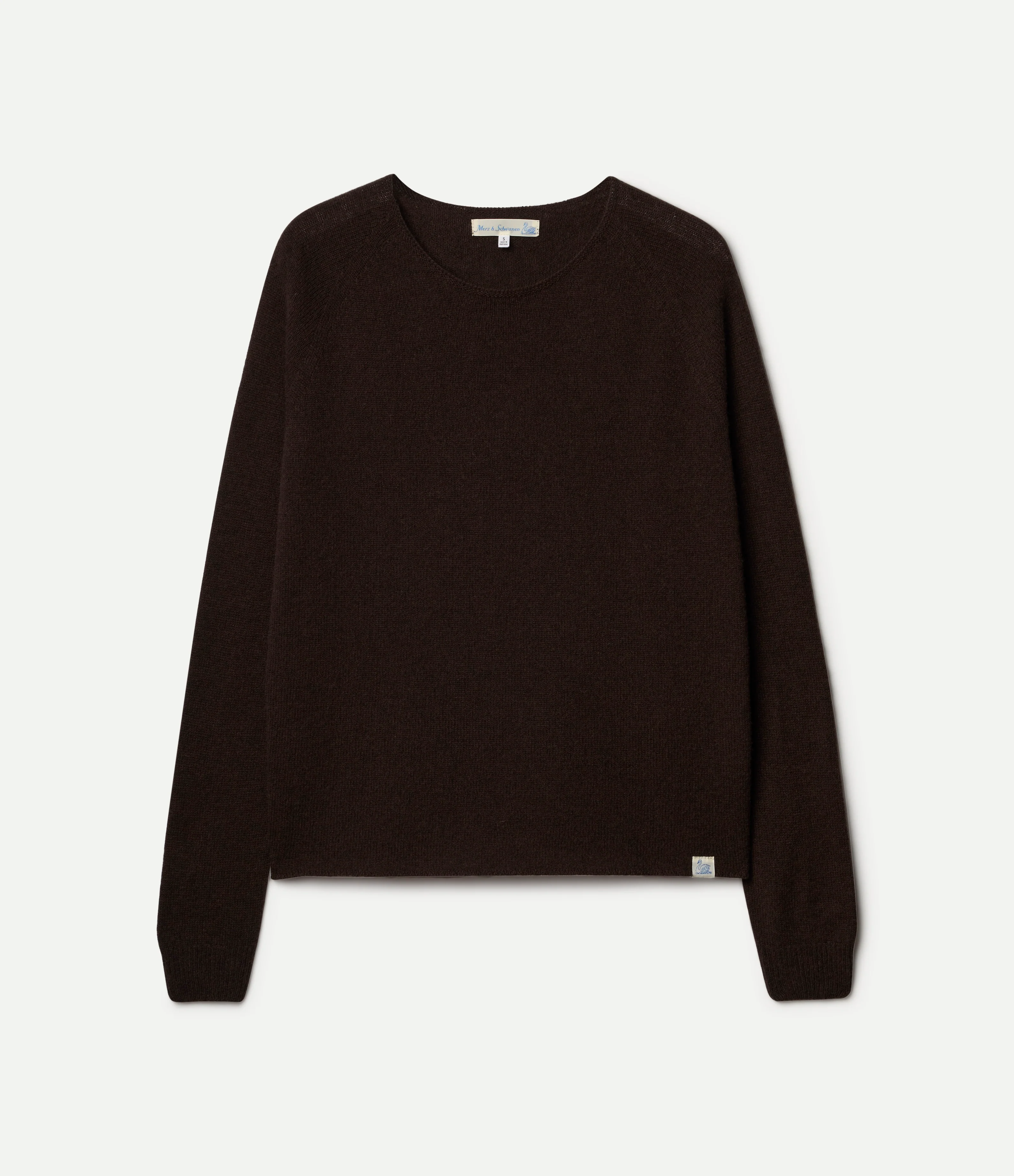Lightweight Merino Wool-Cashmere-Silk Raglan Sweater