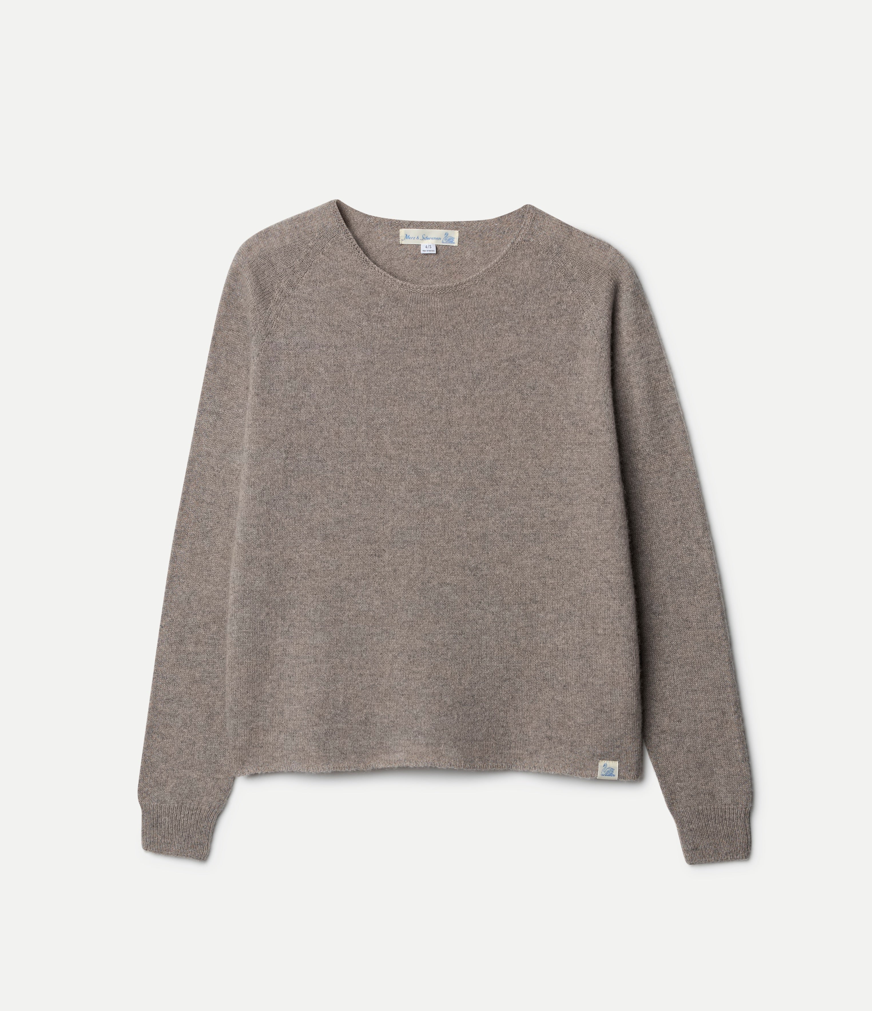 Lightweight Merino Wool-Cashmere-Silk Raglan Sweater - Image 2