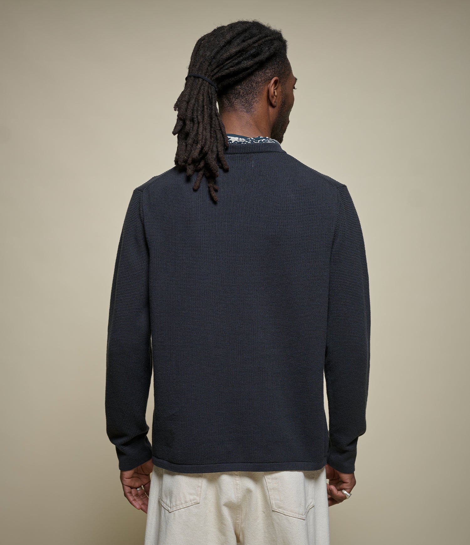 Lightweight Waffle Knit Sweater - Image 3