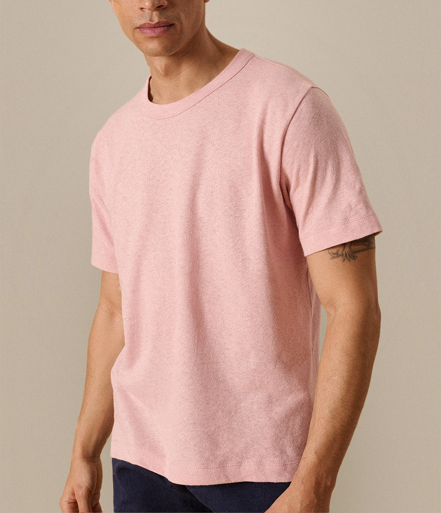 Original Fibres x Merz b. Schwanen Linen-Cotton T-shirt - Image 3