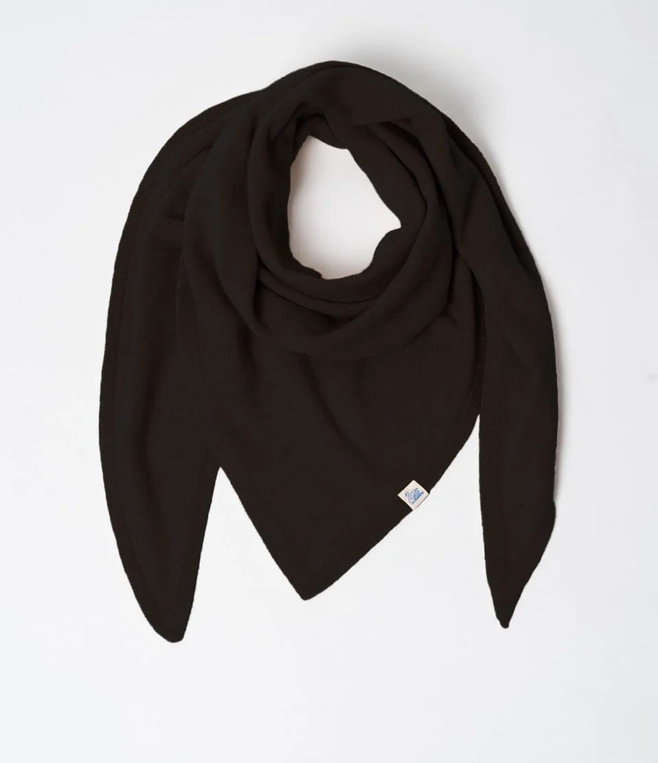 Medium Size Merino-Cashmere-Silk Triangle Scarf