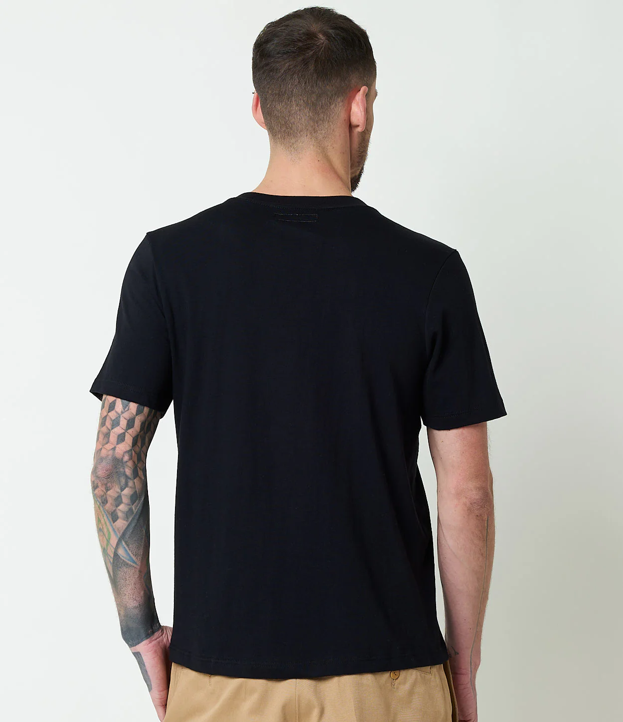 1940s Loopwheeled Relaxed Fit Lightweight T-Shirt - Image 3