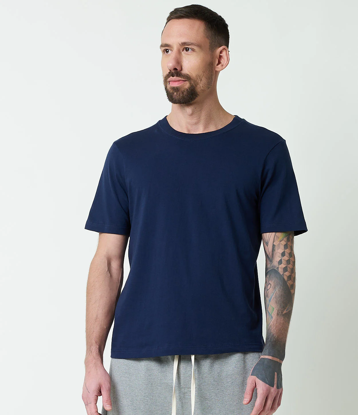 1940s Loopwheeled Relaxed Fit Lightweight T-Shirt