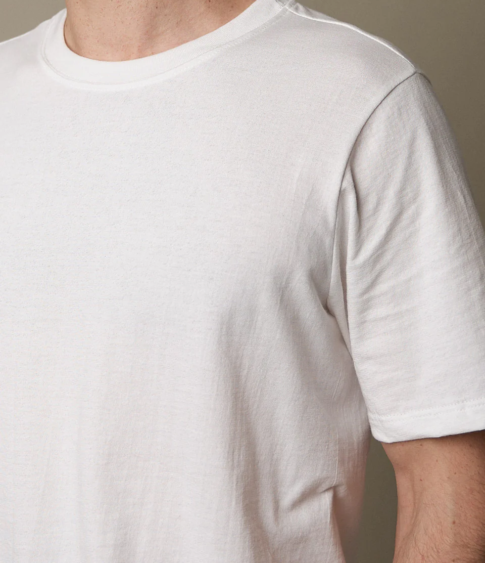 1940s Loopwheeled Relaxed Fit Lightweight T-Shirt - Image 3