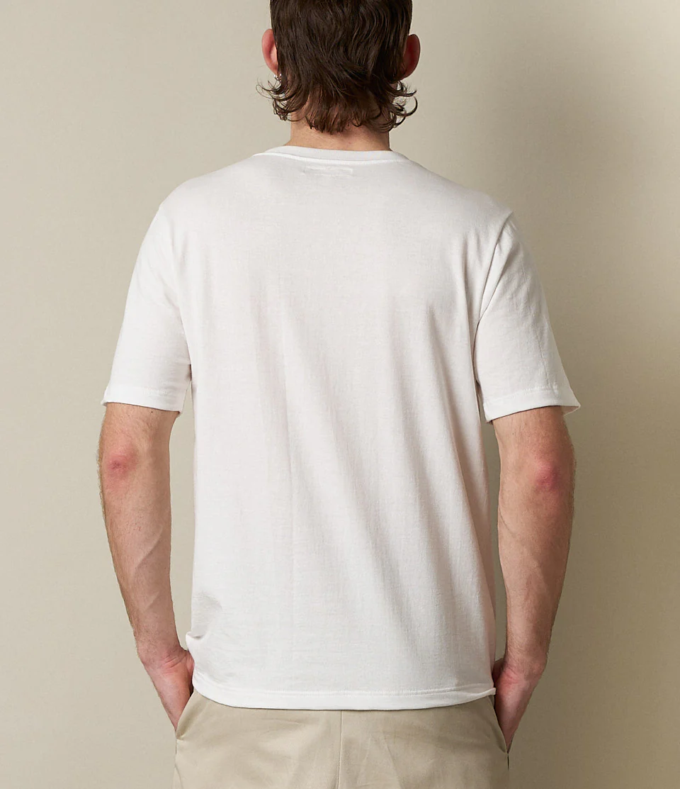 1940s Loopwheeled Relaxed Fit Lightweight T-Shirt - Image 4
