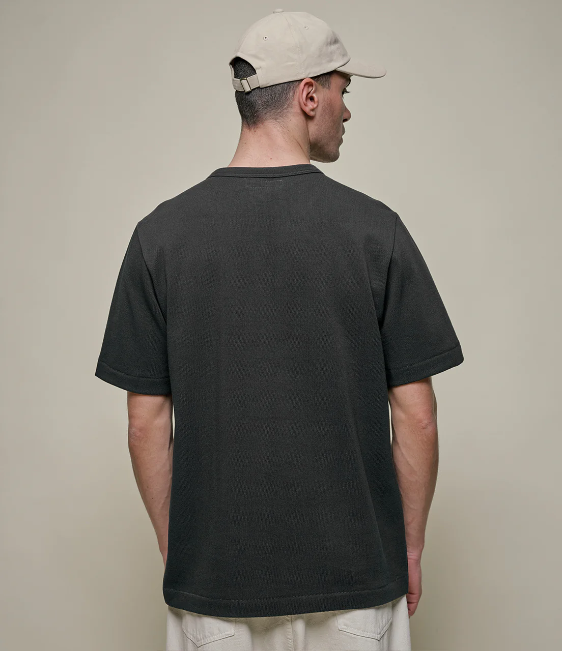 214PK Loopwheeled Relaxed Fit Pikée T-Shirt - Image 3