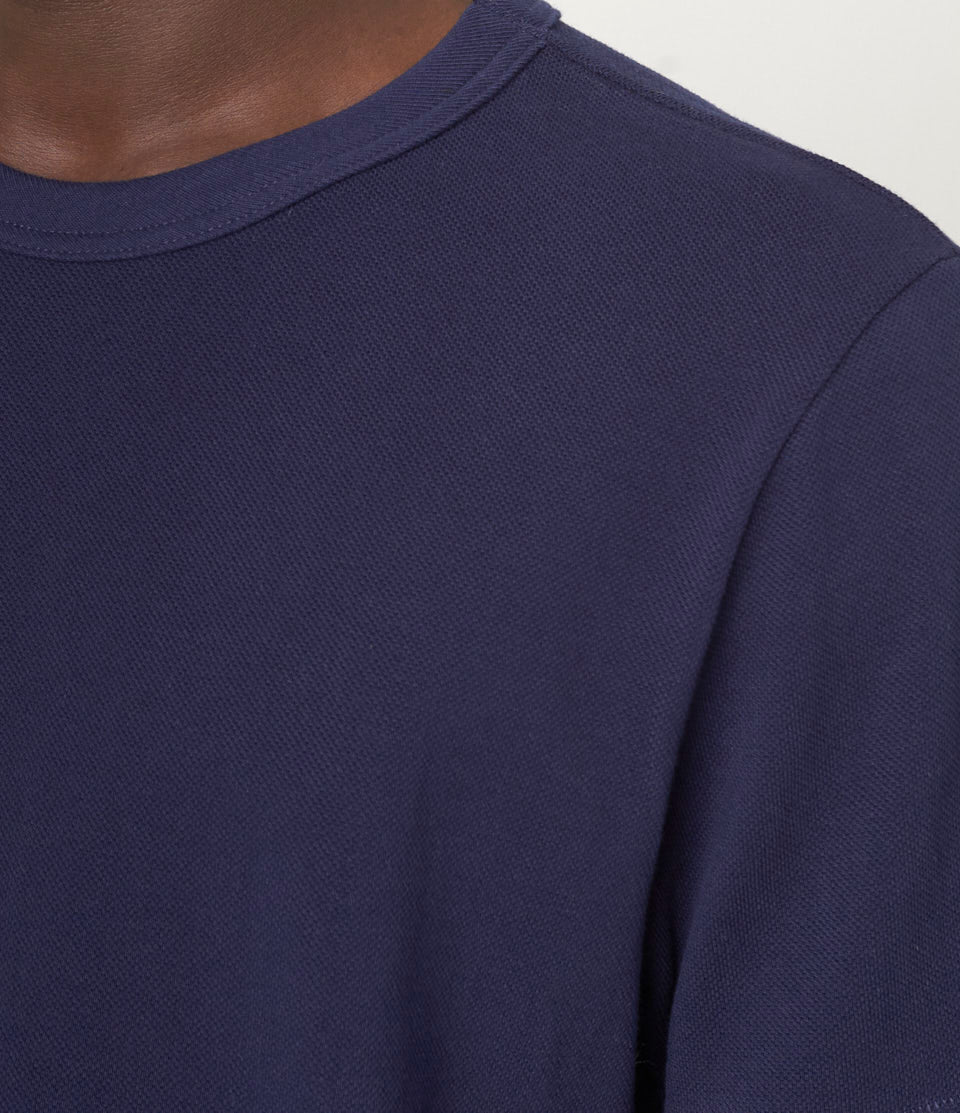 214PK Loopwheeled Relaxed Fit Pikée T-Shirt - Image 3