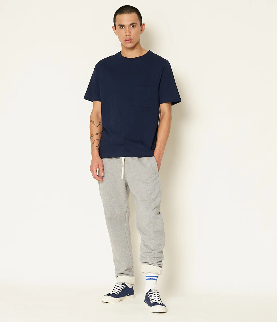 1940sP Loopwheeled Relaxed Fit Lightweight Pocket T-Shirt - Image 3