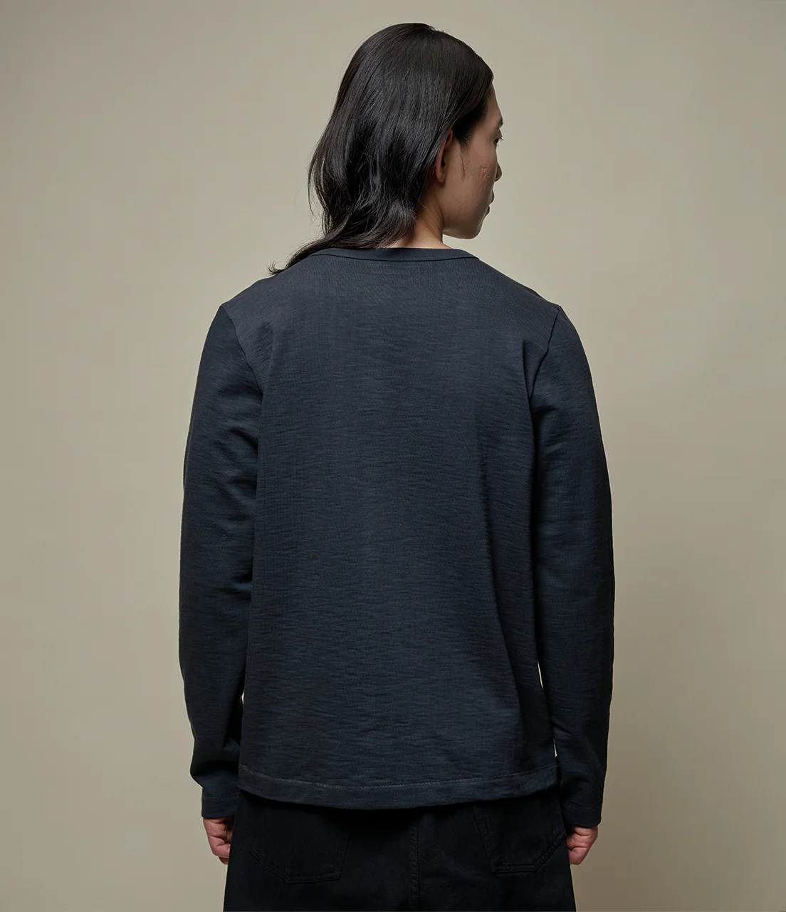 2S18 Loopwheeled Relaxed Fit Heavyweight Longsleeve - Image 3