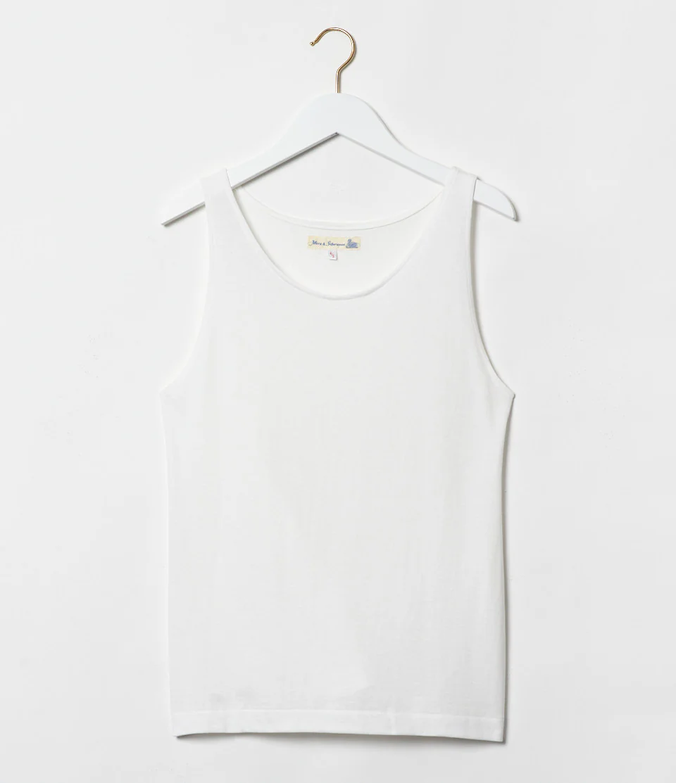 136 Loopwheeled Maco-Imit Tank Top