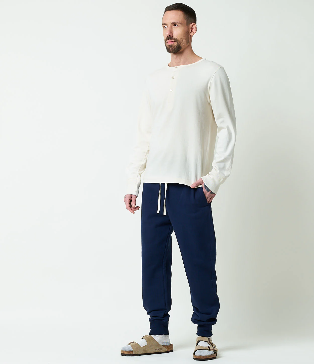 359 Loopwheeled Classic Fit Midweight Sweatpants - Image 3