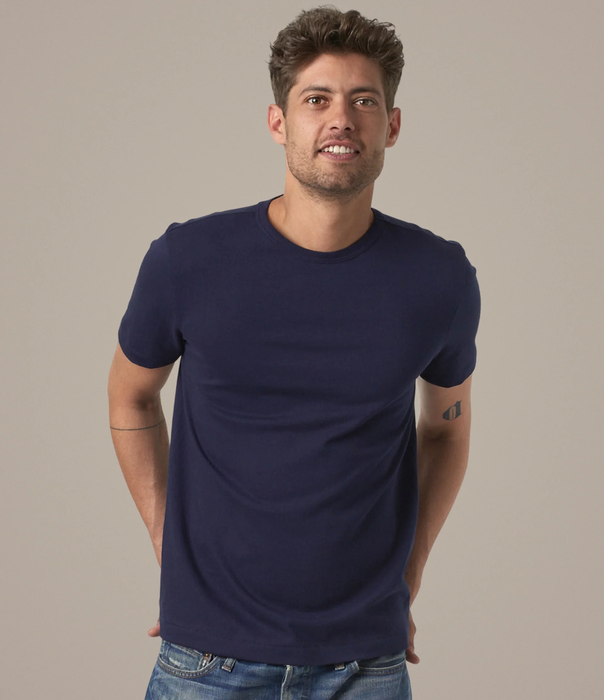 215 Loopwheeled Classic Fit Midweight T-Shirt
