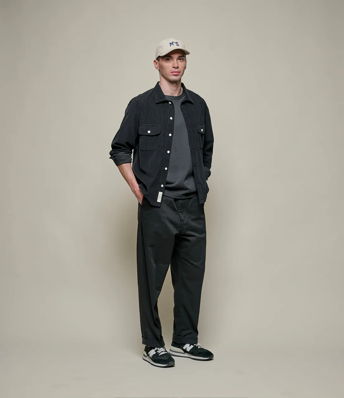 214 Loopwheeled Relaxed Fit Midweight T-Shirt - Image 4