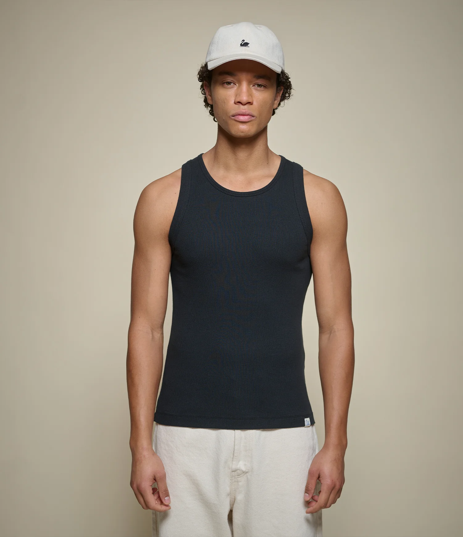 Iconic Ribbed Cotton Tank Top