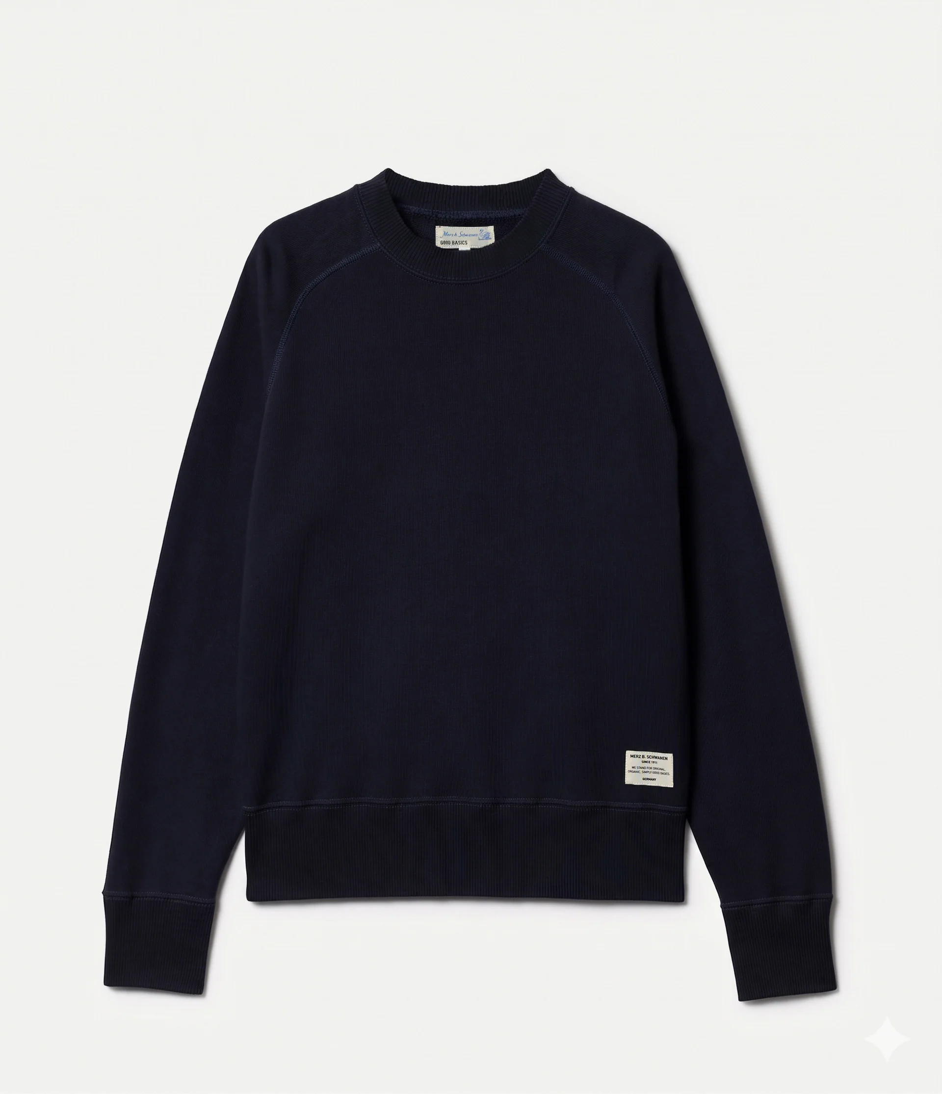 Retro Fleece Raglan Cotton Sweatshirt