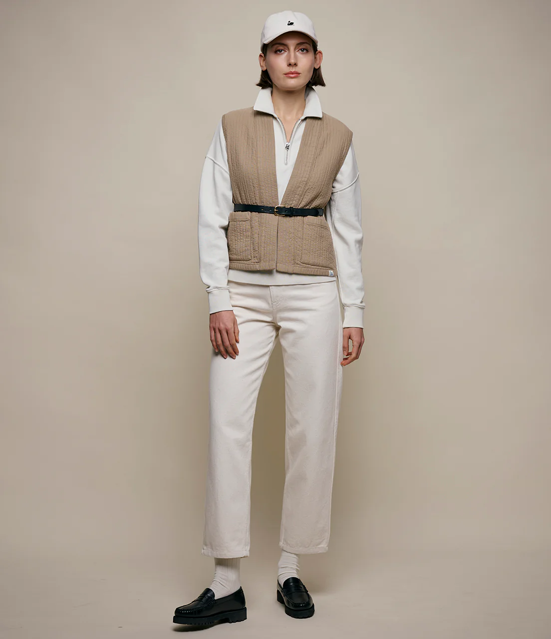 Padded Cotton Women's Vest - Image 5