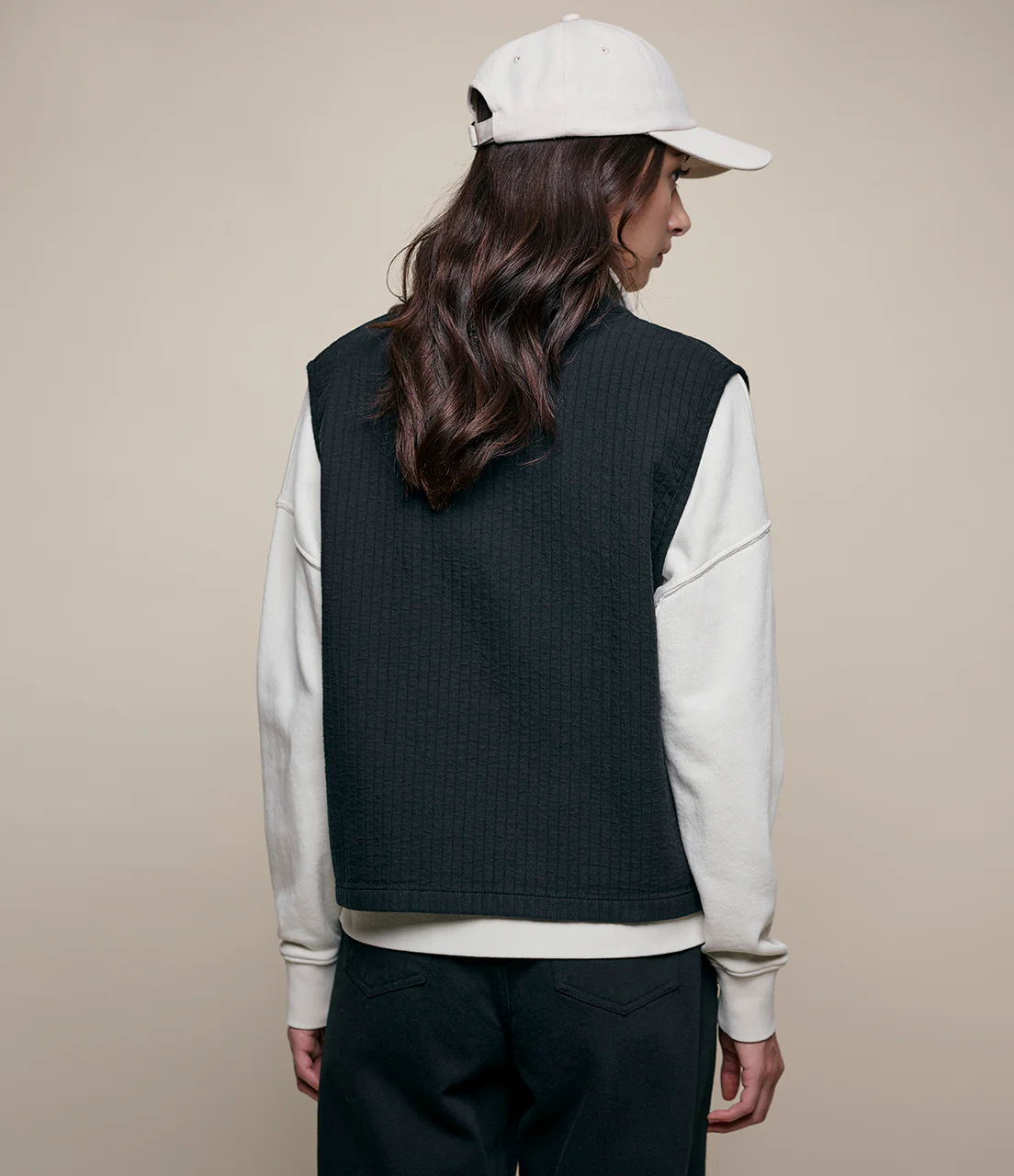 Padded Cotton Women's Vest - Image 4