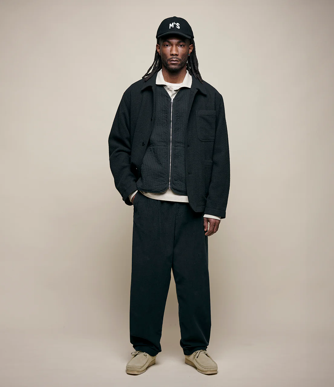 Padded Cotton Zip Vest - Image 5
