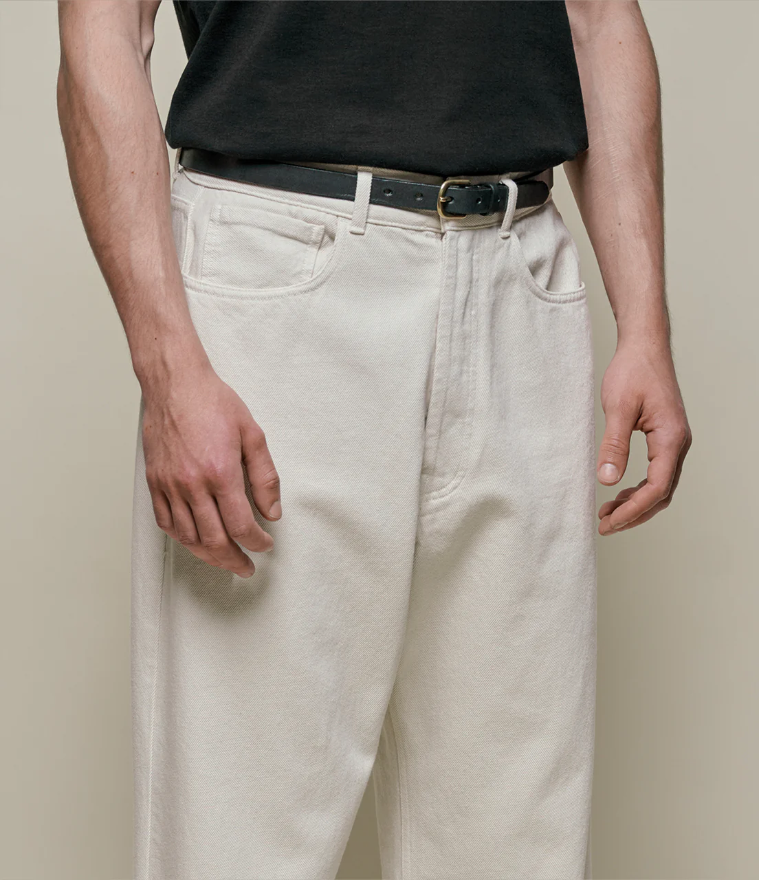 1930s Cotton Twill 5-Pocket-Pants - Image 5