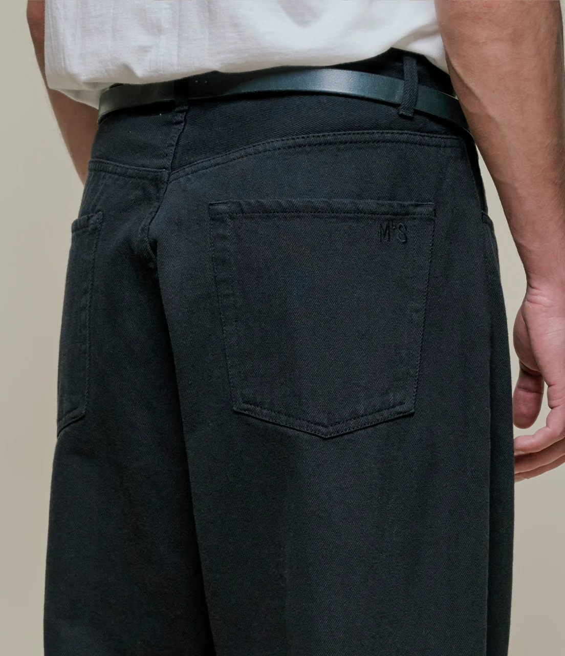 1930s Cotton Twill 5-Pocket-Pants - Image 4