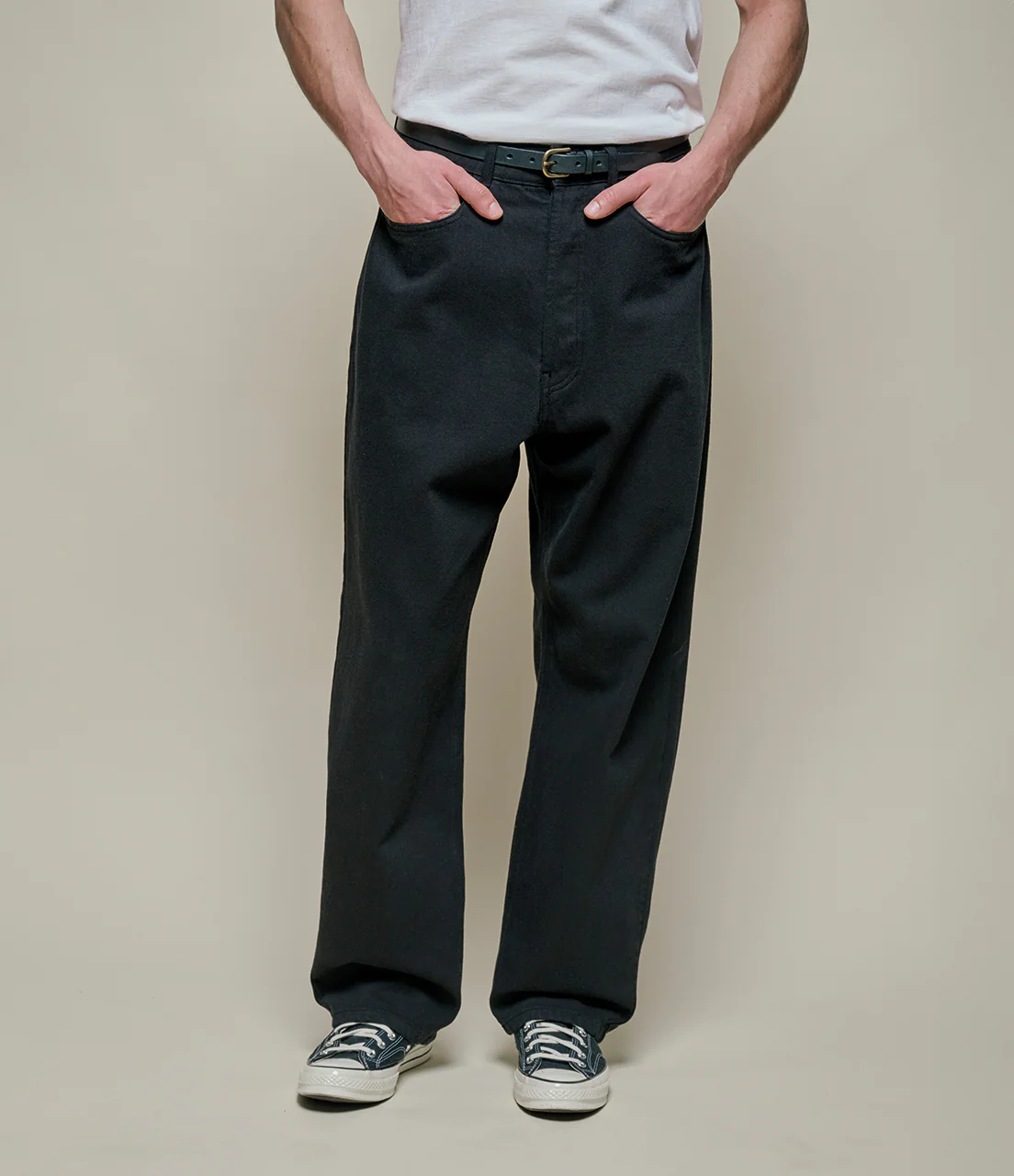 1930s Cotton Twill 5-Pocket-Pants - Image 5