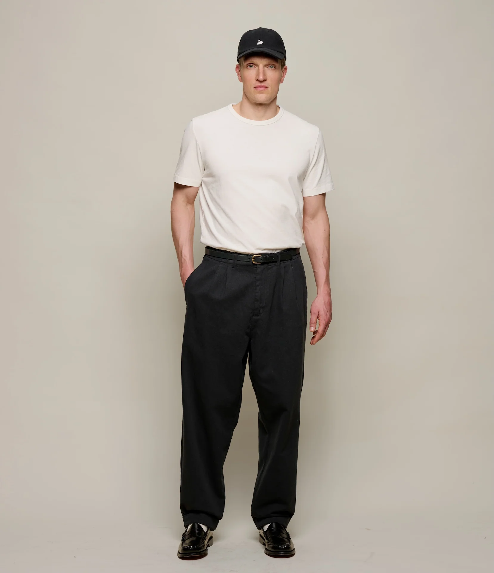 Pleated Twill Pants - Image 6