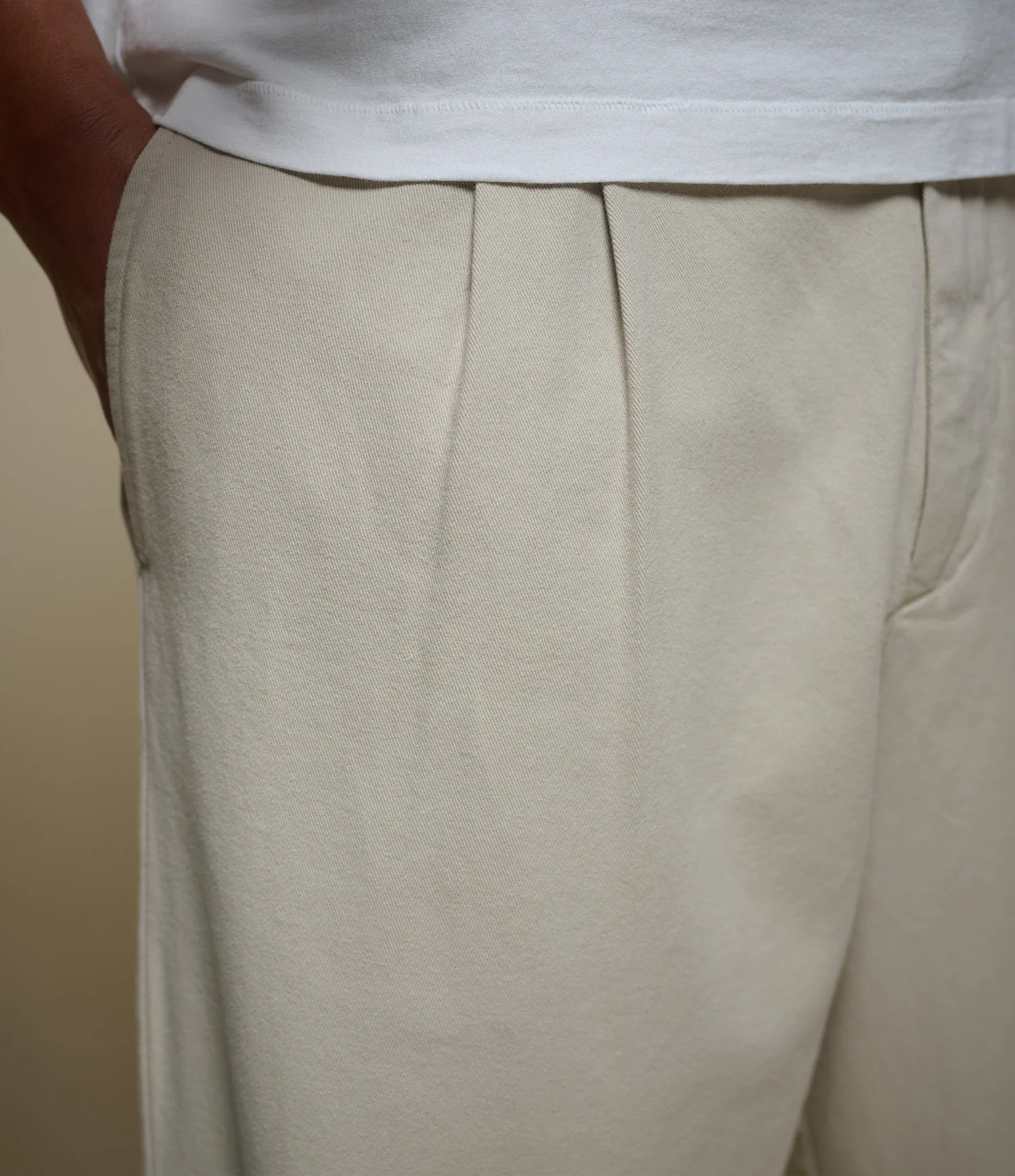 Pleated Twill Pants - Image 3