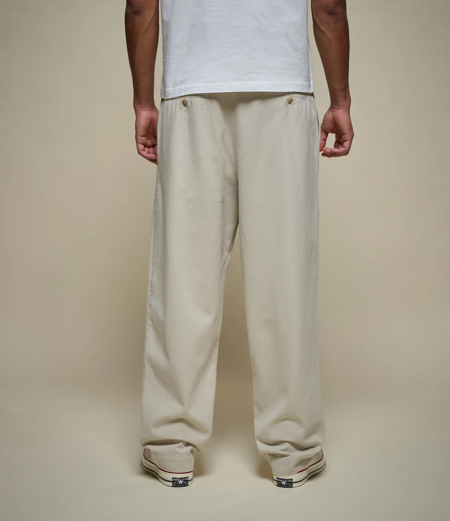 Pleated Twill Pants - Image 4