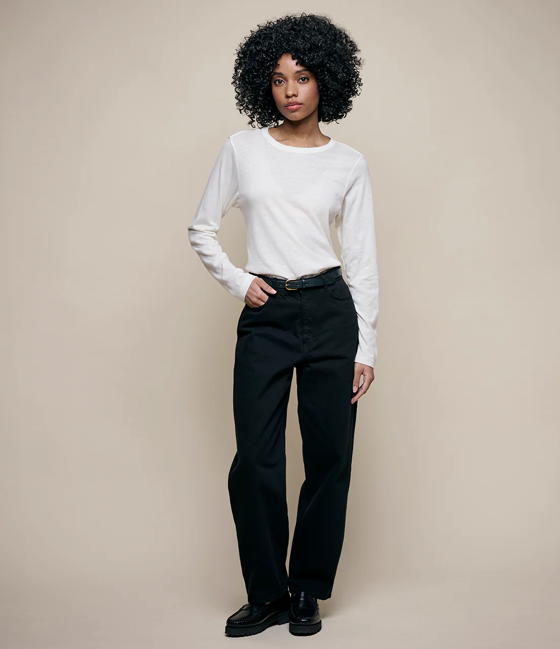 Premium Cotton-Cashmere Women’s Longsleeve - Image 3