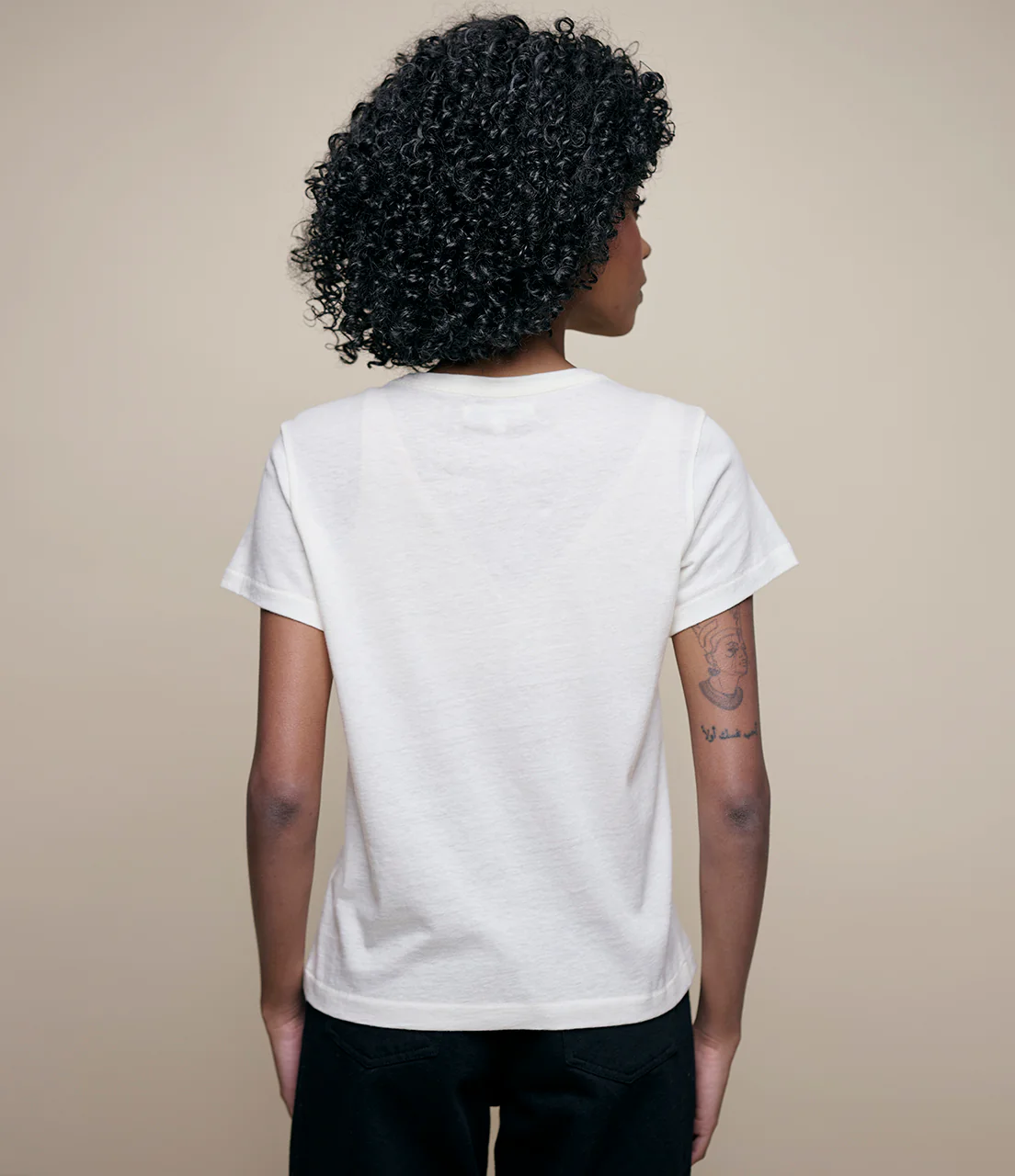 Premium Cotton-Cashmere Women's T-Shirt - Image 3