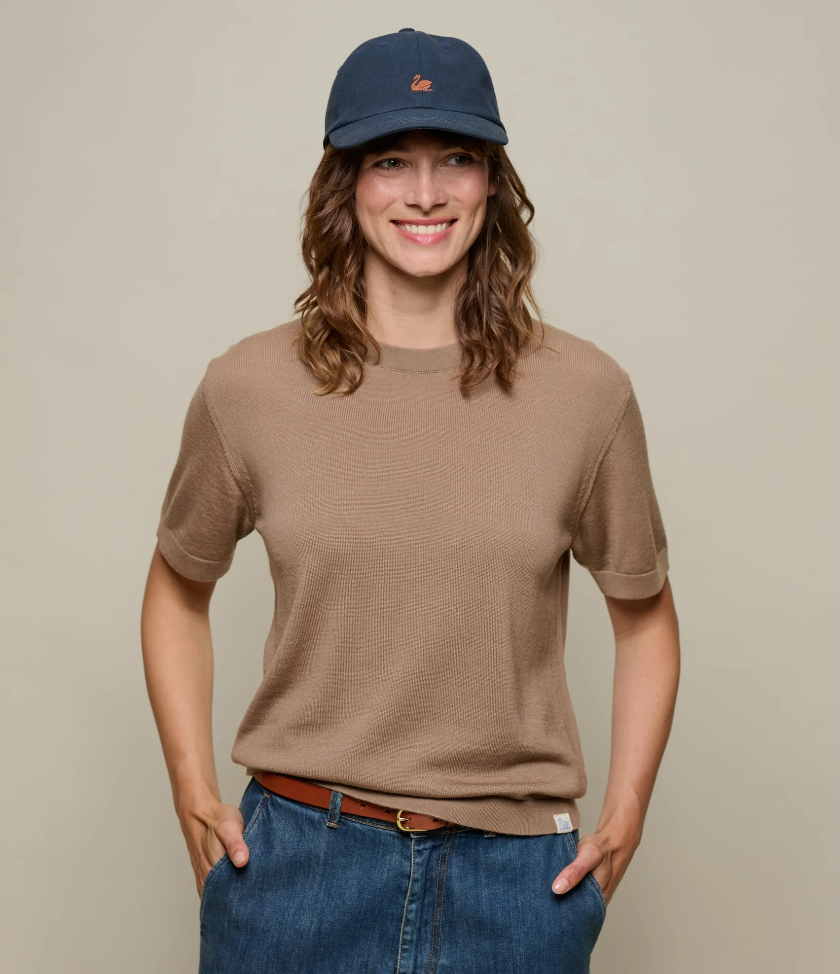 Refined Merino Wool Short Sleeve Women's T-Shirt