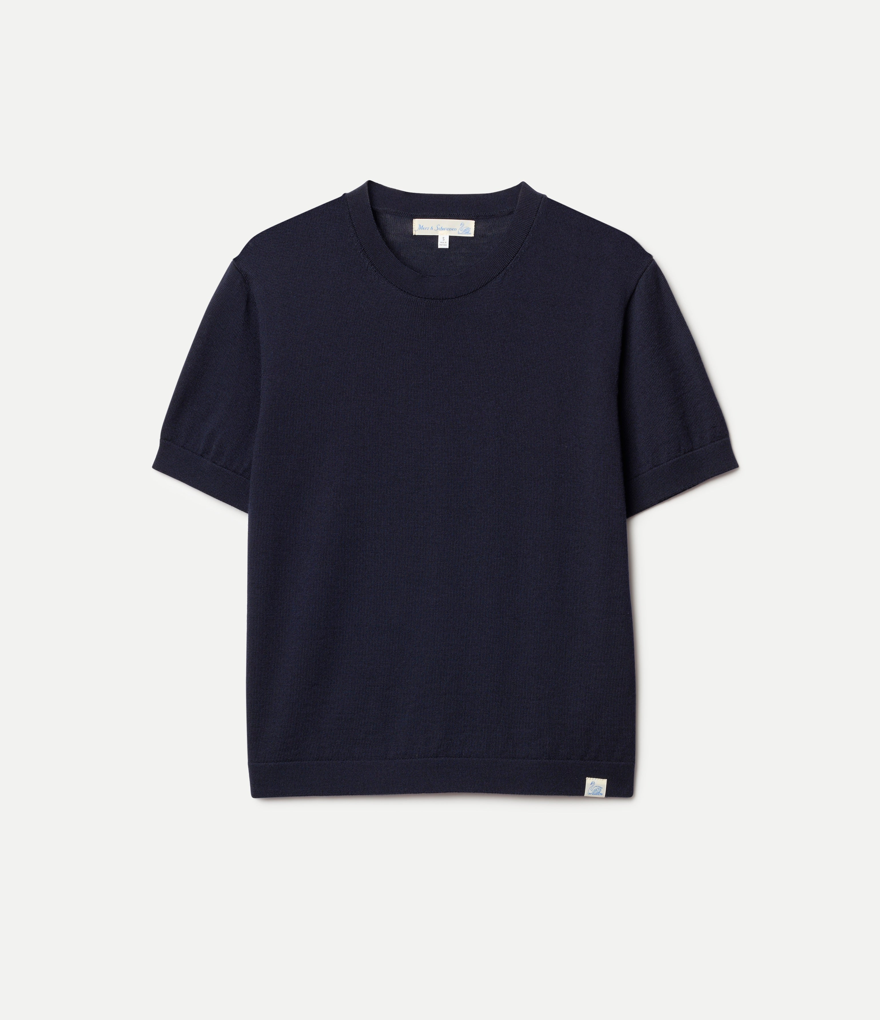 Refined Merino Wool Short Sleeve Women's T-Shirt - Image 2