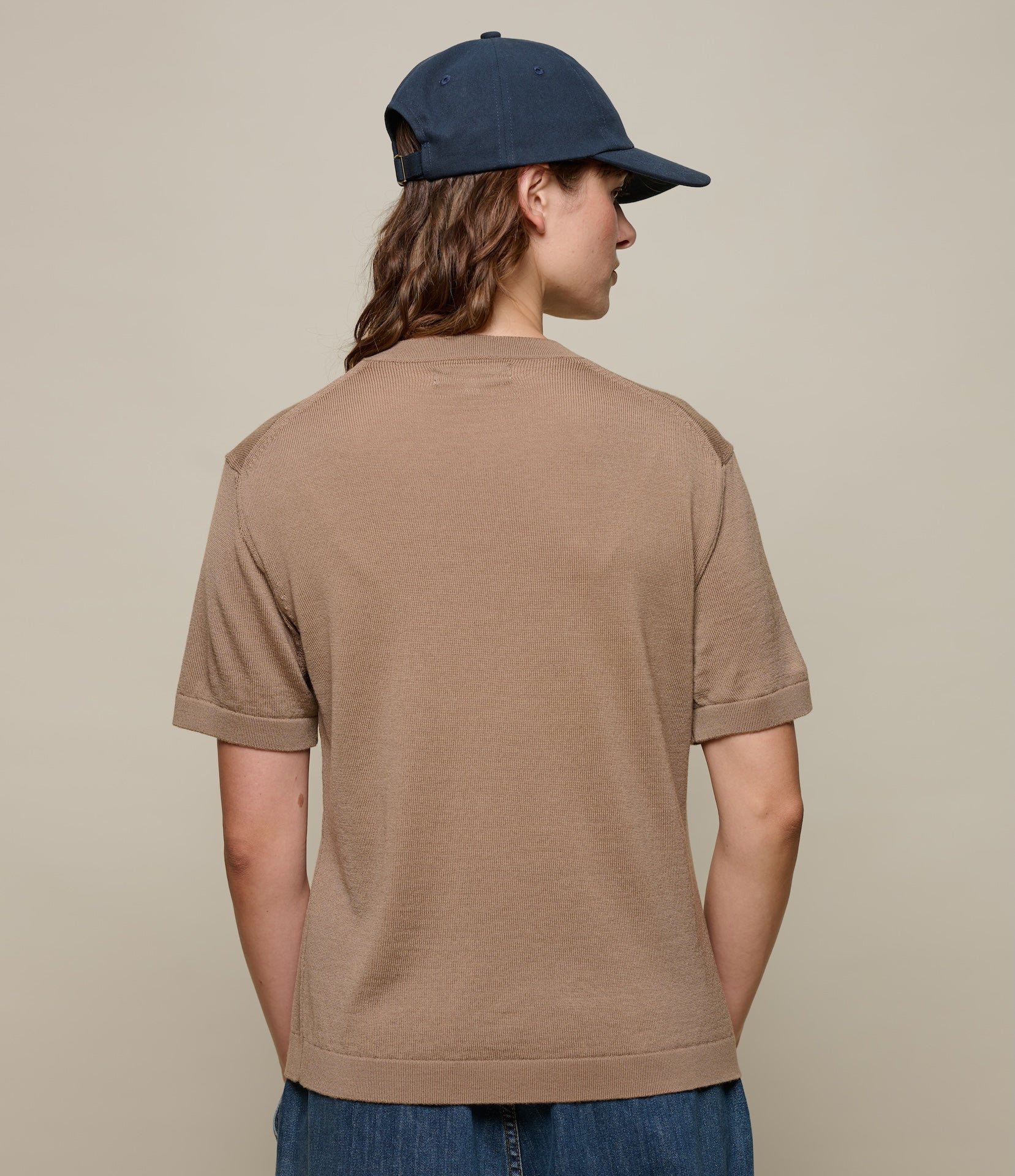 Refined Merino Wool Short Sleeve Women's T-Shirt - Image 5