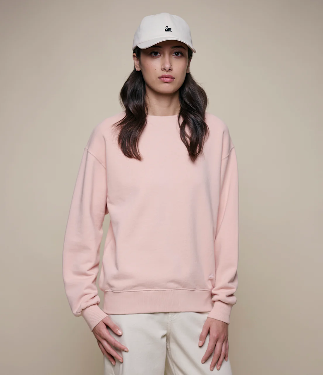 Relaxed Cotton Soft Fleece Sweatshirt