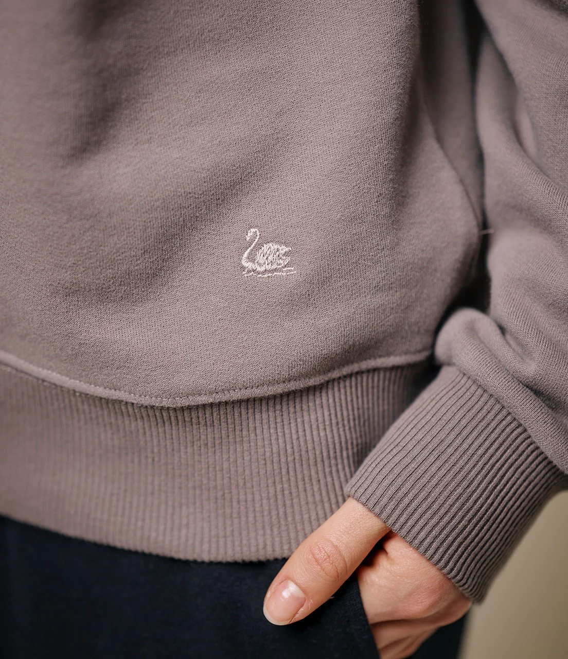 Relaxed Cotton Soft Fleece Sweatshirt - Image 3