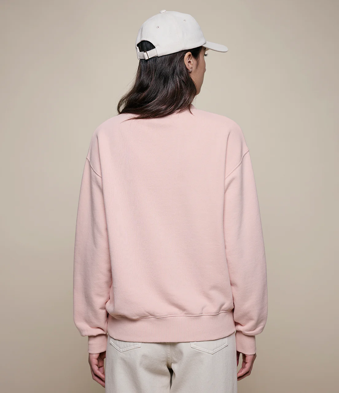 Relaxed Cotton Soft Fleece Sweatshirt - Image 3