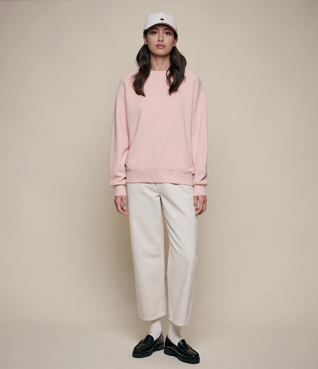 Relaxed Cotton Soft Fleece Sweatshirt - Image 4