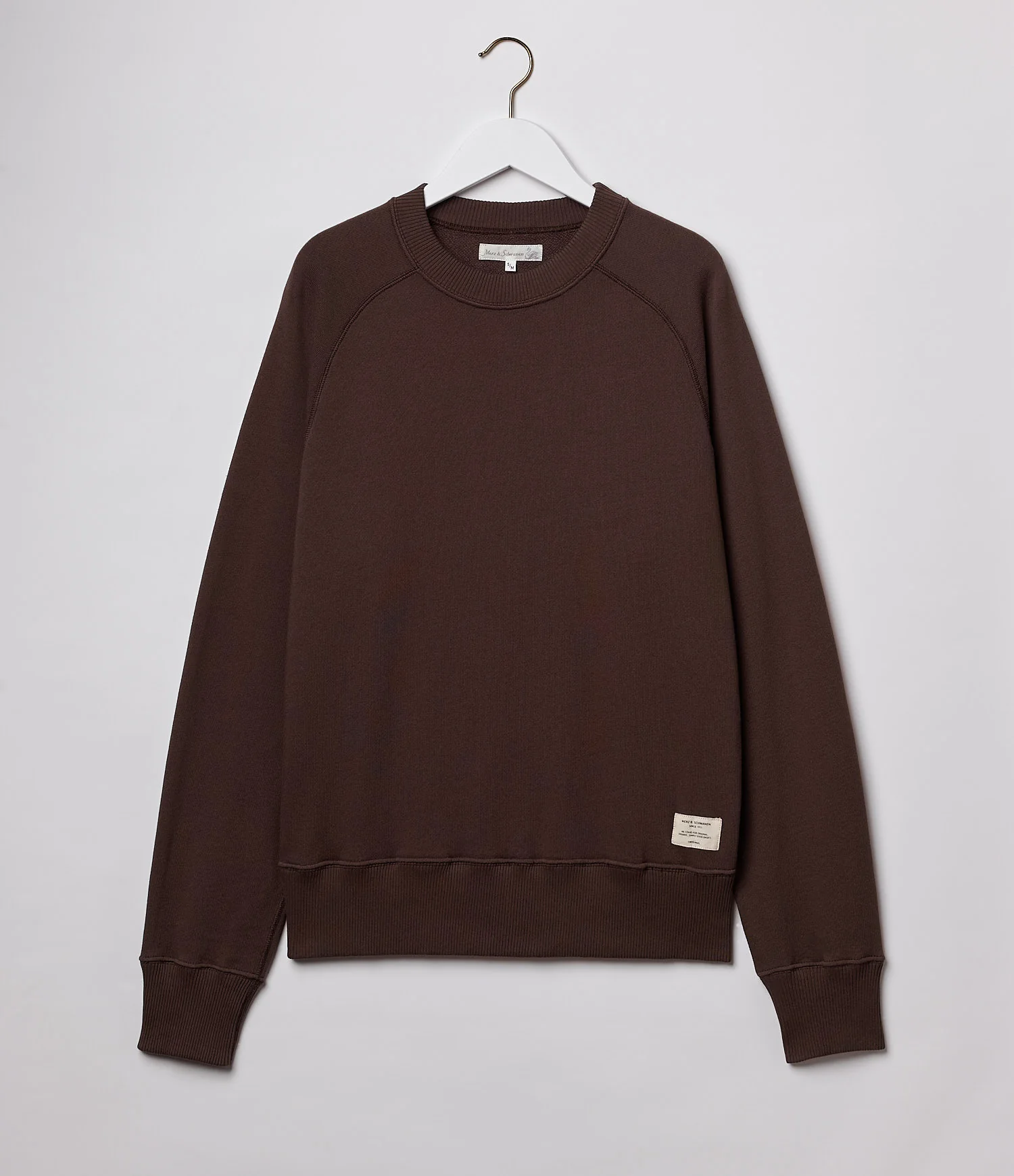 Retro Fleece Raglan Cotton Sweatshirt - Image 2