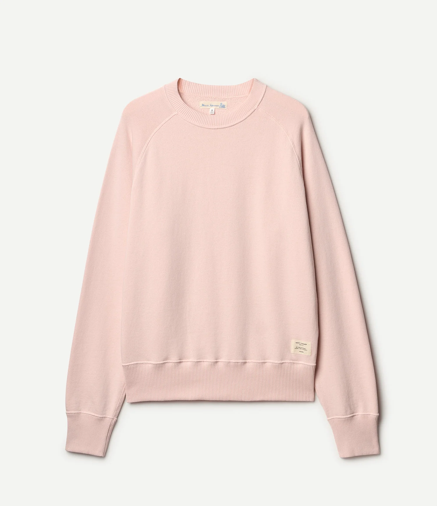 Retro Fleece Raglan Cotton Sweatshirt